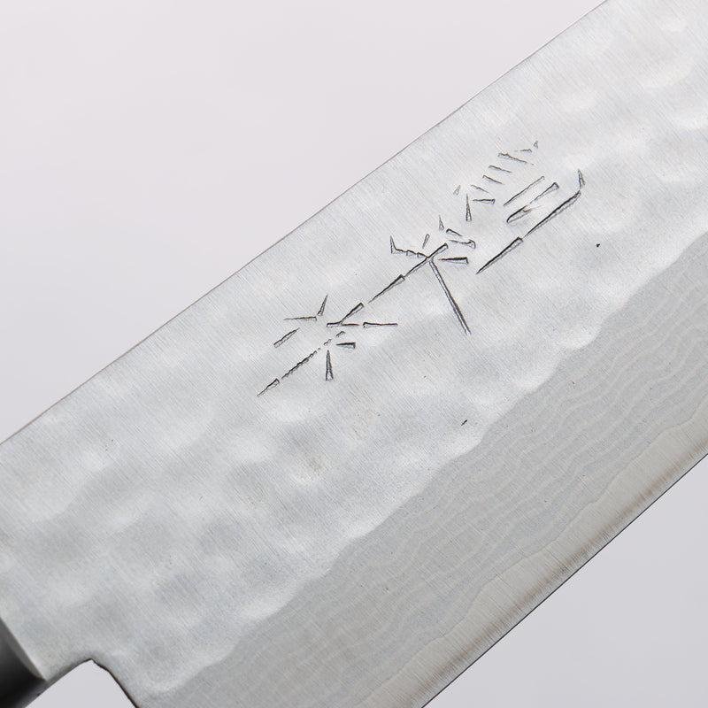 Kunihira Kokuryu VG10 Hammered Damascus Gyuto 180mm Mahogany Handle - Japannywholesale