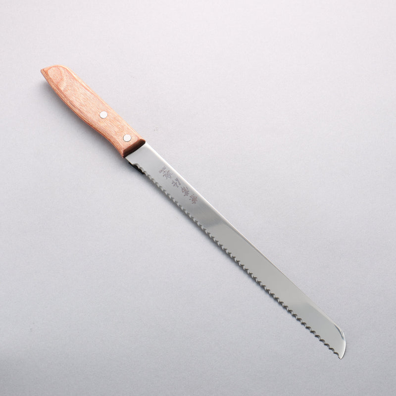 Kanetsune 555 Series DSR-1K6 Bread Slicer 250mm Red Pakka wood Handle - Japannywholesale