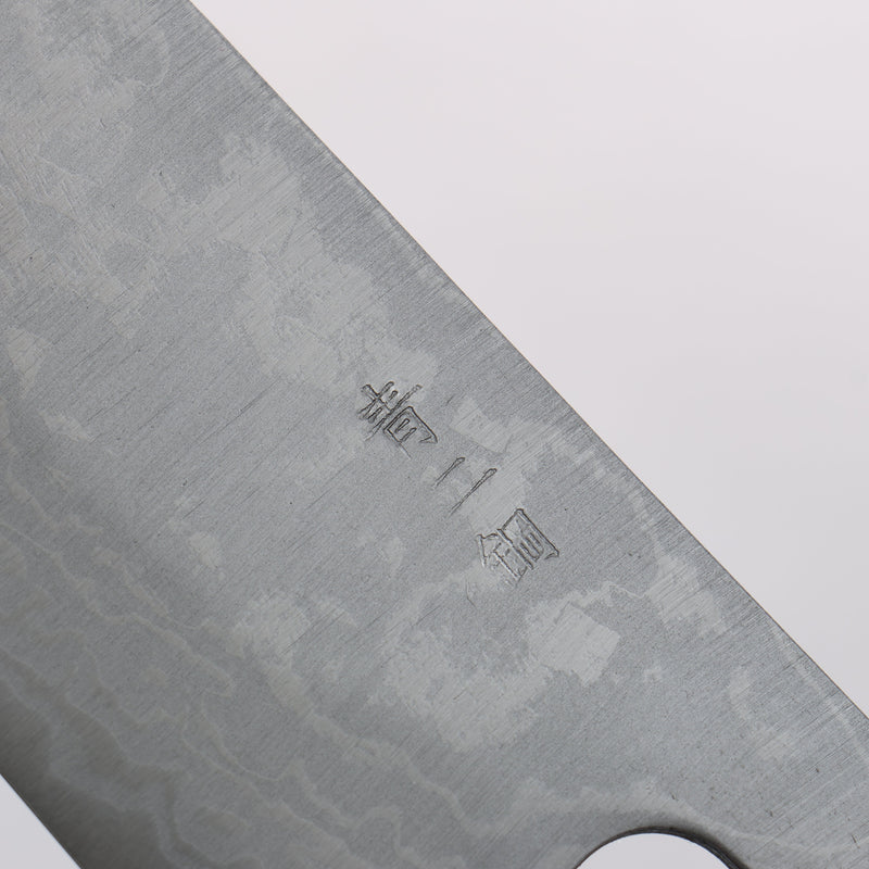 Kanetsune Blue Steel No.2 Damascus Gyuto 210mm Rosewood (Ferrule: Black Pakka Wood) Handle - Japannywholesale