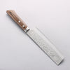 Kanetsune Sairyu VG10 Damascus Usuba 165mm Brown Ash Handle - Japannywholesale