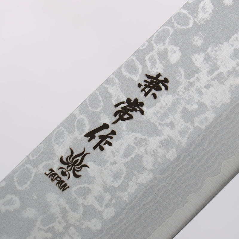Kanetsune Sairyu VG10 Damascus Usuba 165mm Brown Ash Handle - Japannywholesale