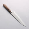 Kanetsune Sairyu VG10 Damascus Gyuto 180mm Brown Ash Handle - Japannywholesale