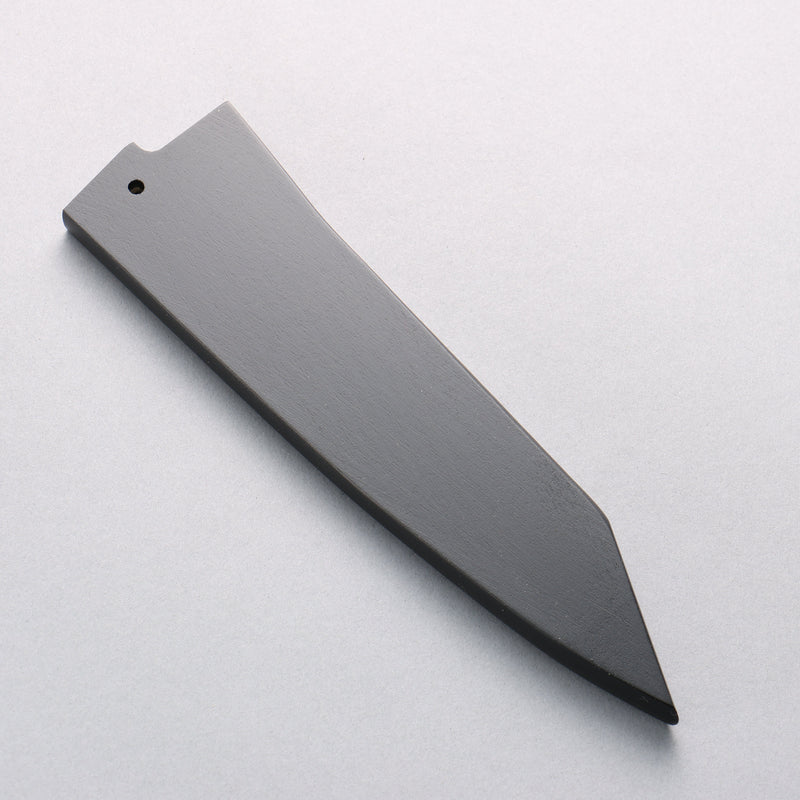 For Yu Kurosaki Knife Black Magnolia Sheath for 165mm Bunka with Plastic pin - Japannywholesale