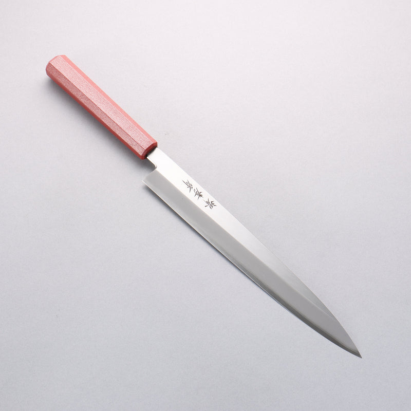 Sakai Takayuki Nanairo INOX Molybdenum Yanagiba 270mm ABS resin(Red pearl) Handle - Japannywholesale