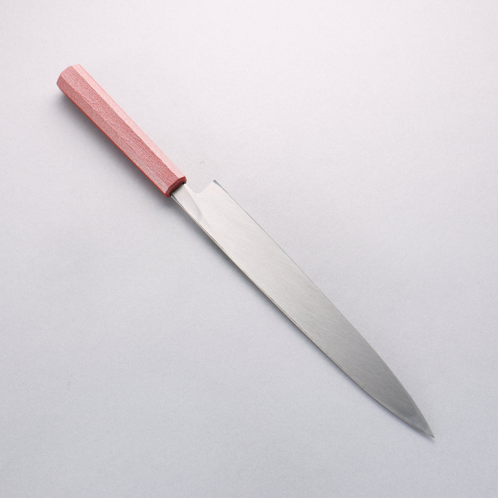 Sakai Takayuki Nanairo INOX Molybdenum Yanagiba 270mm ABS resin(Red pearl) Handle - Japannywholesale