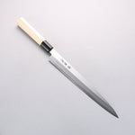 Sakai Takayuki Kasumitogi White Steel Yanagiba Japanese Knife Magnolia Handle - Japannywholesale