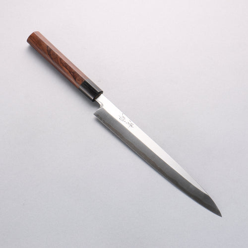 Seisuke Blue Steel Kasumitogi Yanagiba 240mm Rosewood Handle - Japannywholesale