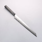 Sakai Takayuki Byakko White Steel No.1 Kiritsuke Yanagiba 300mm Ebony Wood Handle with Sheath - Japannywholesale