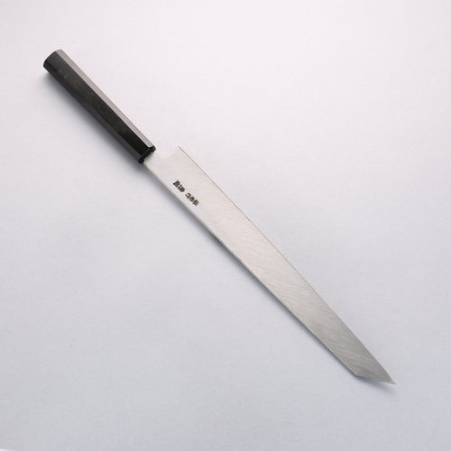Sakai Takayuki Byakko White Steel No.1 Kiritsuke Yanagiba 300mm Ebony Wood Handle with Sheath - Japannywholesale