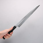 Sakai Takayuki Byakko White Steel No.1 Kiritsuke Yanagiba 300mm Ebony Wood Handle with Sheath - Japannywholesale