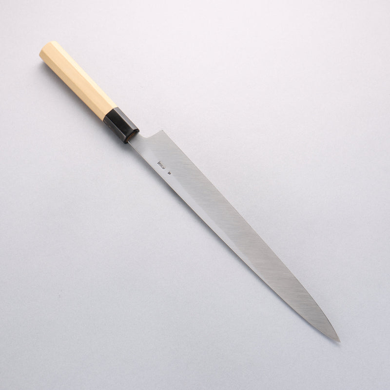 Kikuzuki White Steel No.2 Nashiji Yanagiba 300mm Magnolia Handle - Japannywholesale