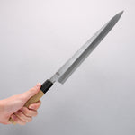 Kikuzuki White Steel No.2 Nashiji Yanagiba 300mm Magnolia Handle - Japannywholesale
