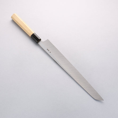 Kikuzuki White Steel No.2 Nashiji Kiritsuke Yanagiba 300mm Magnolia Handle - Japannywholesale