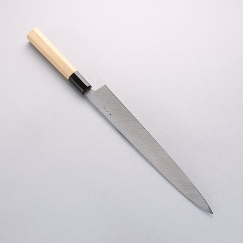 Kikuzuki White Steel No.2 Kasumitogi Yanagiba 270mm Magnolia Handle - Japannywholesale
