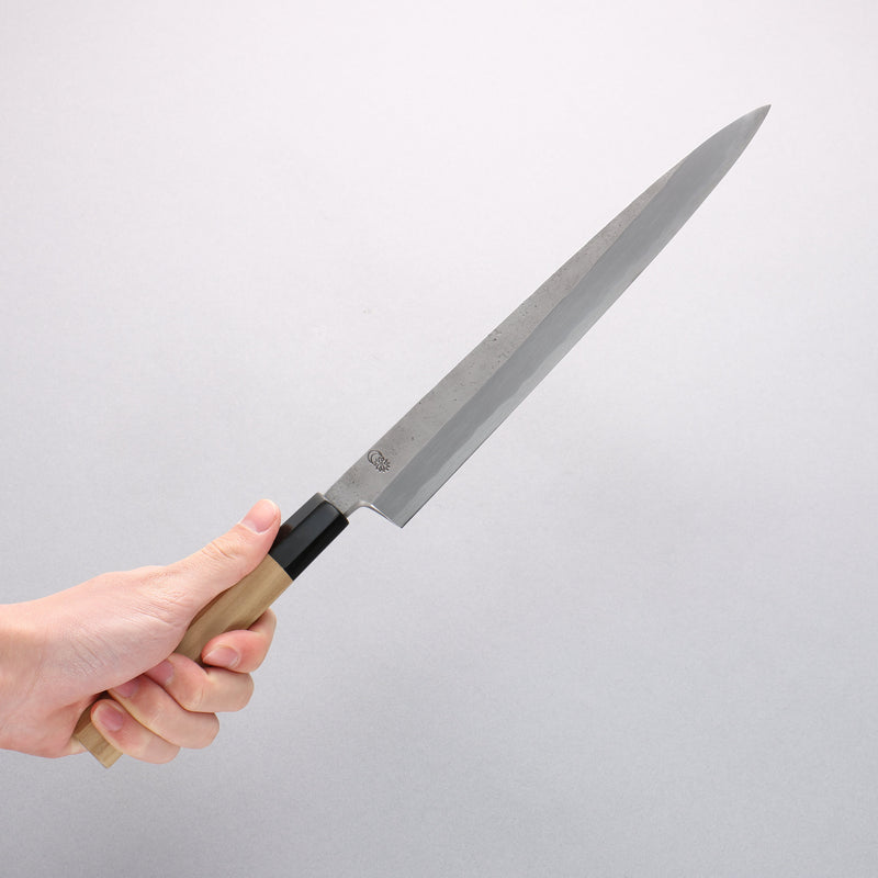 Kikuzuki White Steel No.2 Kasumitogi Yanagiba 270mm Magnolia Handle - Japannywholesale