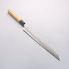 Kikuzuki Blue Steel No.1 Damascus Kiritsuke Yanagiba 300mm Magnolia Handle - Japannywholesale