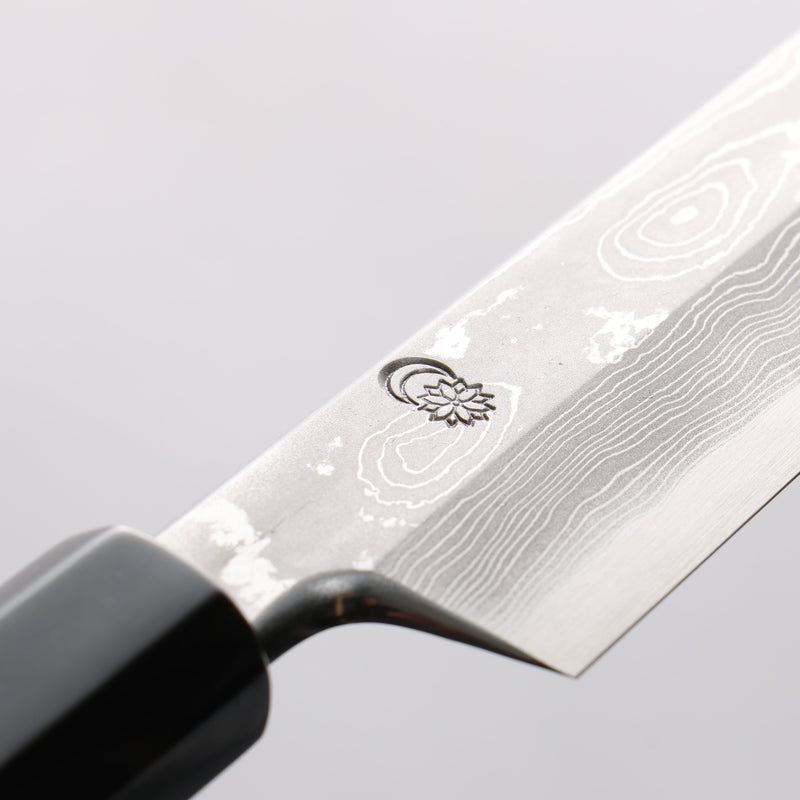 Kikuzuki Blue Steel No.1 Damascus Kiritsuke Yanagiba 300mm Magnolia Handle - Japannywholesale
