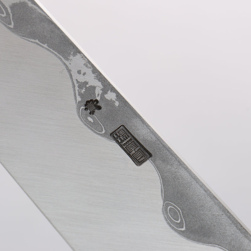 Kikuzuki Blue Steel No.1 Damascus Kiritsuke Yanagiba 300mm Magnolia Handle - Japannywholesale