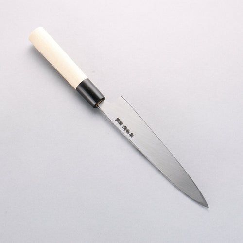Sakai Takayuki Tokujyo White Steel No.2 Petty-Utility 180mm Magnolia Handle - Japannywholesale