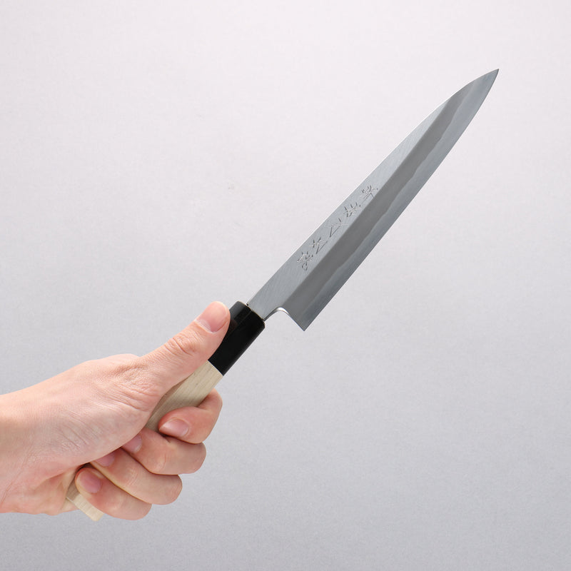 Sakai Takayuki Tokujyo White Steel No.2 Petty-Utility 180mm Magnolia Handle - Japannywholesale