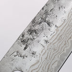 Oul Swedish Steel-stn Washiji Damascus Santoku 165mm Oak Handle - Japannywholesale
