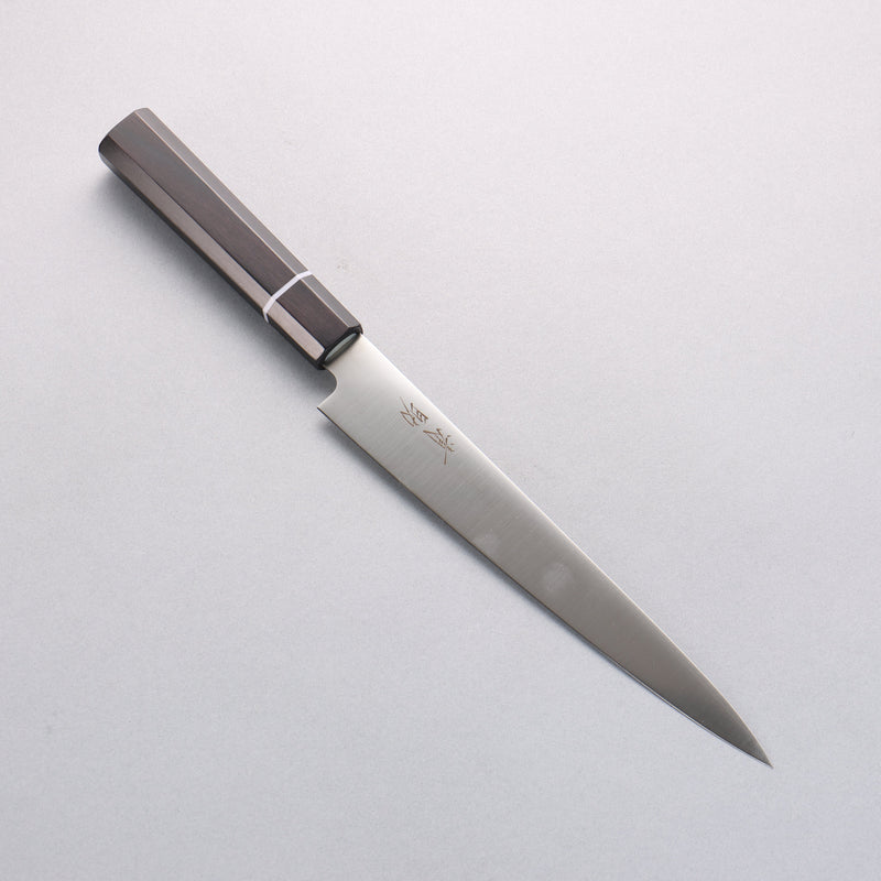 Seisuke Molybdenum Slicer 210mm Black Pakka wood Handle - Japannywholesale