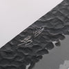 Seisuke Kurobeni Blue Super Hammered Kurouchi Gyuto 240mm Red Pakka wood Handle - Japannywholesale