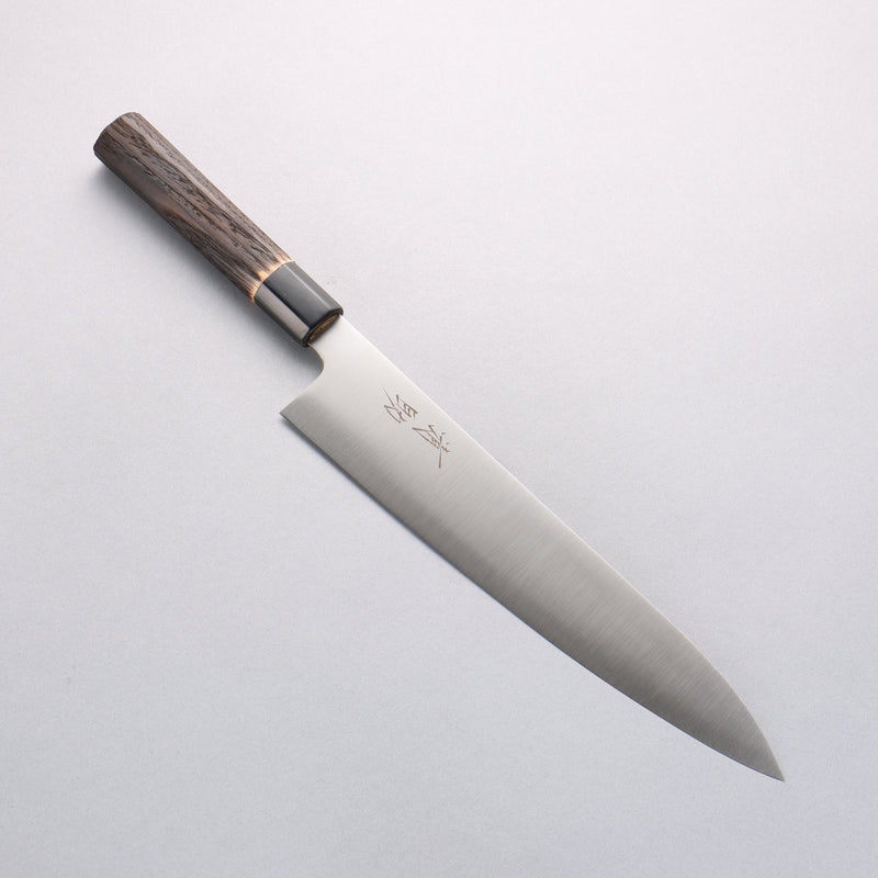 Seisuke Swedish Steel-stn Gyuto 270mm Burned Chestnuts Handle - Japannywholesale