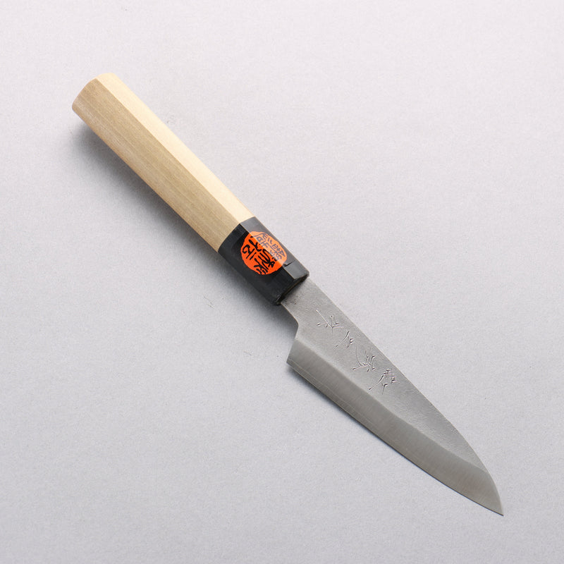Shigeki Tanaka Silver Steel No.3 Nashiji Petty-Utility 120mm Magnolia (Ferrule: Water Buffalo Horn) Handle - Japannywholesale