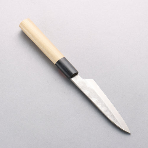 Shigeki Tanaka Silver Steel No.3 Nashiji Petty-Utility 120mm Magnolia (Ferrule: Water Buffalo Horn) Handle - Japannywholesale