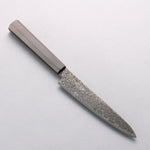 Seisuke SG2 Black Damascus Migaki Finished Petty-Utility 150mm Ebony Wood Handle - Japannywholesale