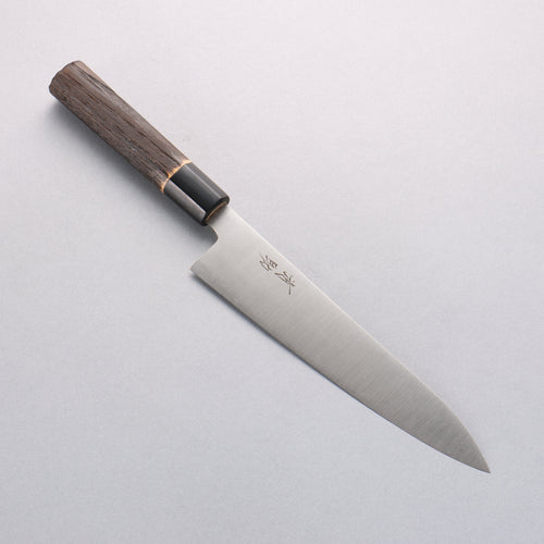 Seisuke Swedish Steel-stn Gyuto 210mm Burned Chestnuts Handle - Japannywholesale