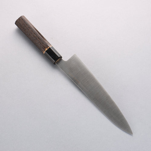 Seisuke Swedish Steel-stn Gyuto 210mm Burned Chestnuts Handle - Japannywholesale
