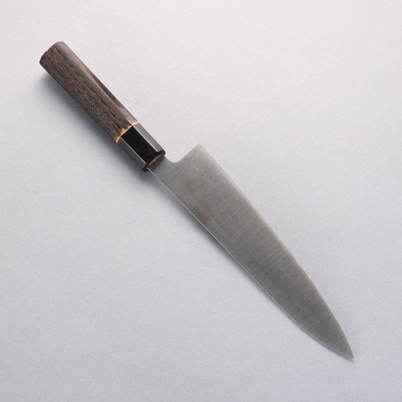 Seisuke Swedish Steel-stn Gyuto 210mm Burned Chestnuts Handle - Japannywholesale