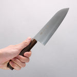 Kanetsune Ichizu VG10 Santoku 180mm Brown Pakka wood Handle - Japannywholesale