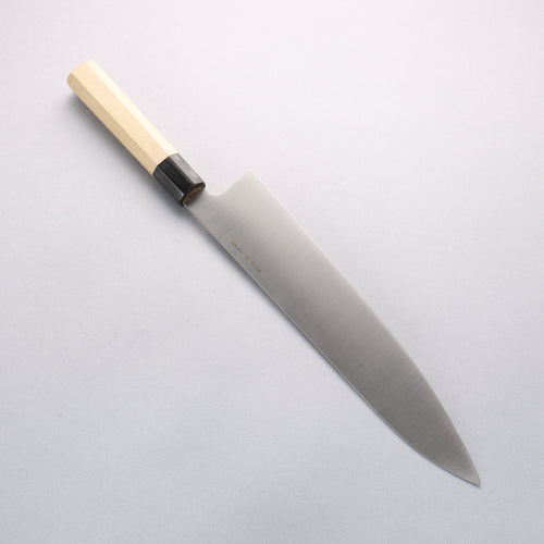 Seisuke Swedish Steel-stn Gyuto 300mm Magnolia Handle - Japannywholesale