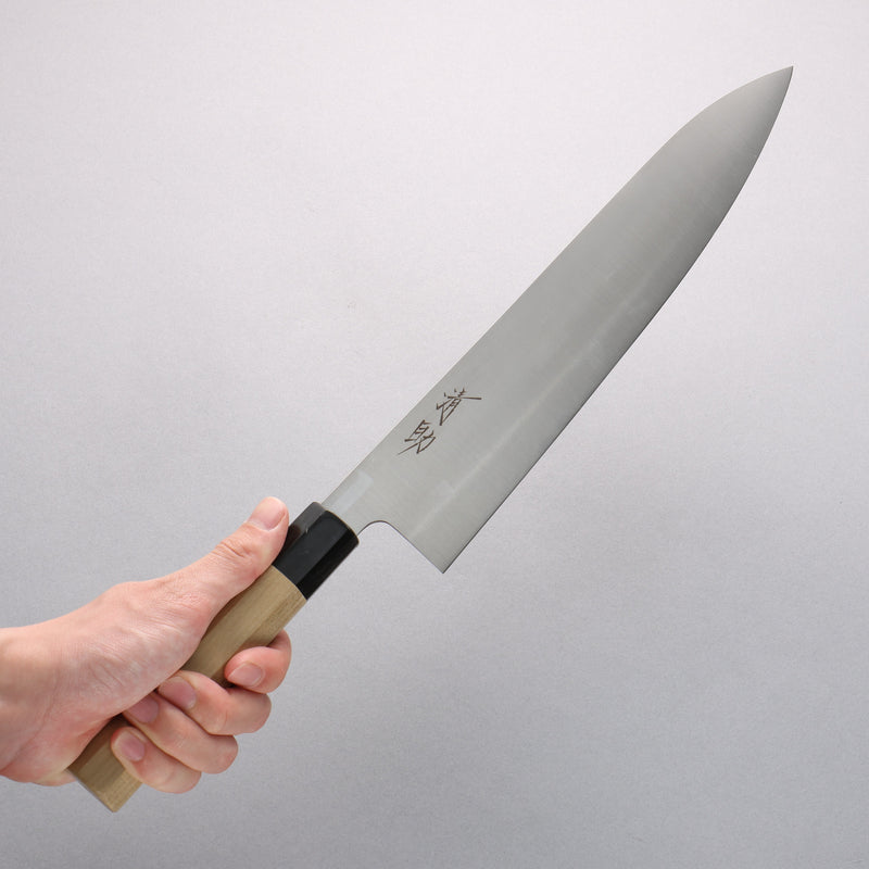 Seisuke Swedish Steel-stn Gyuto 300mm Magnolia Handle - Japannywholesale