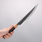 Tinker Blue Super Black Finished 270mm Rosewood Handle Sabre - Japannywholesale