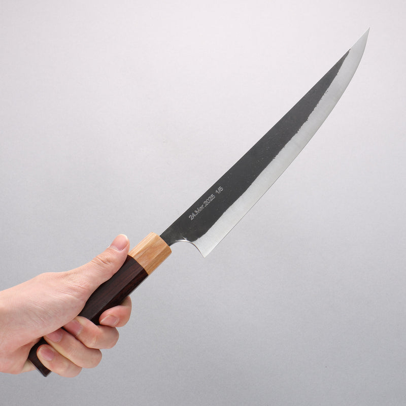 Tinker Blue Super Black Finished 270mm Rosewood Handle Sabre - Japannywholesale