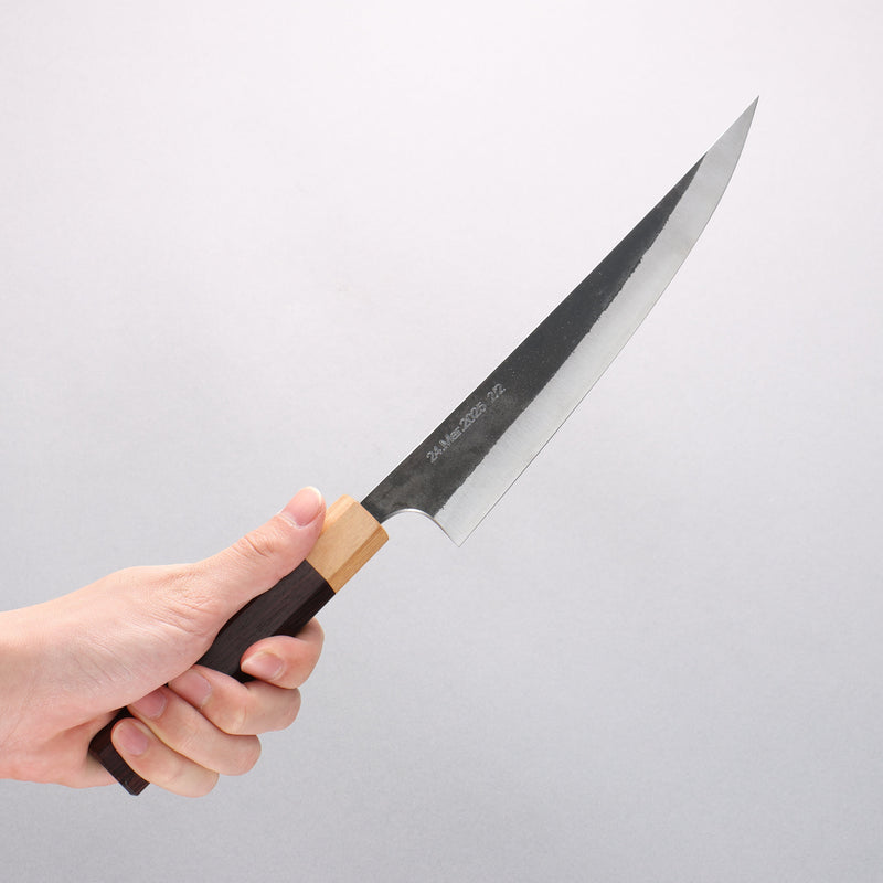 Tinker Blue Super Black Finished 210mm Rosewood Handle Sabre - Japannywholesale