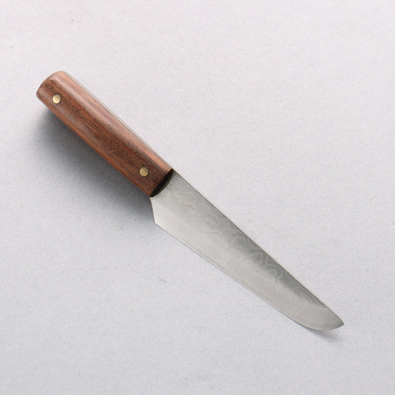 Shungo Ogata Mini SG2 Damascus Petty-Utility 80mm Rosewood Handle with Sheath - Japannywholesale