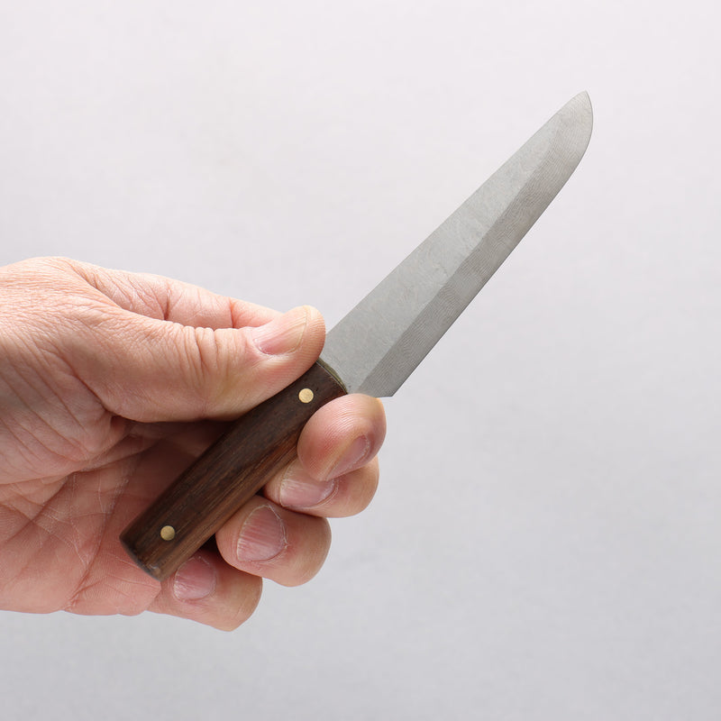 Shungo Ogata Mini SG2 Damascus Petty-Utility 80mm Rosewood Handle with Sheath - Japannywholesale