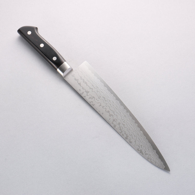 Seisuke VG10 Damascus Gyuto 240mm Black Pakka wood Handle - Japannywholesale