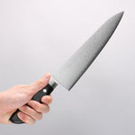 Seisuke VG10 Damascus Gyuto 240mm Black Pakka wood Handle - Japannywholesale