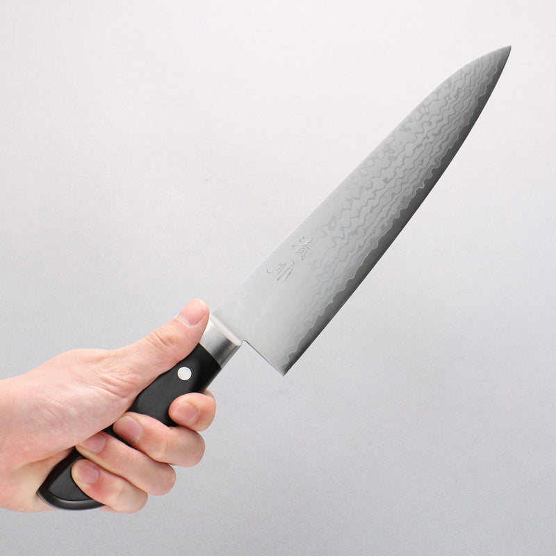 Seisuke VG10 Damascus Gyuto 240mm Black Pakka wood Handle - Japannywholesale