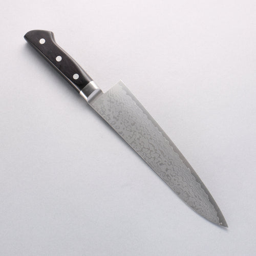 Seisuke VG10 Damascus Gyuto 210mm Black Pakka wood Handle - Japannywholesale