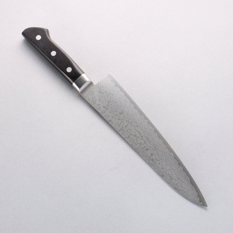 Seisuke VG10 Damascus Gyuto 210mm Black Pakka wood Handle - Japannywholesale