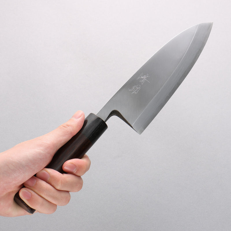 Seisuke White Steel Kasumitogi Deba 165mm Rosewood Handle - Japannywholesale