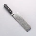 Seisuke Nami AUS10 Mirrored Finish Damascus Nakiri 165mm Black Pakka wood Handle - Japannywholesale