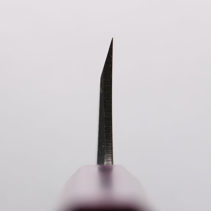 Seisuke White Steel No.2 Kurouchi Deba 135mm Purple Lacquered Handle - Japannywholesale